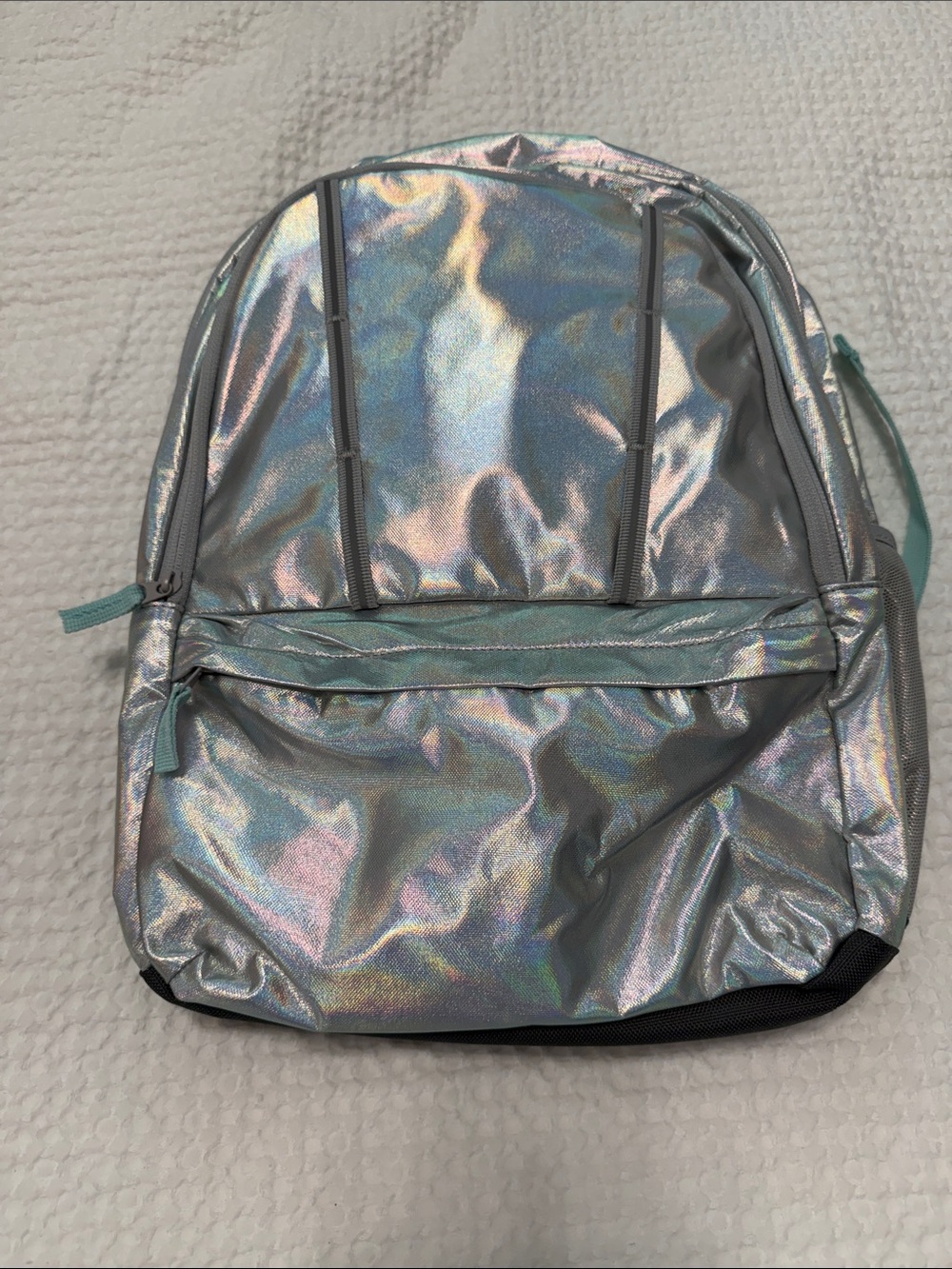 NWOT Lands’ End Kids Classmate Large Backpack in Metallic Opal